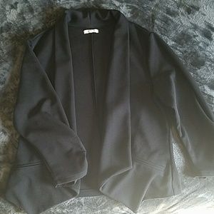 Maurices L black open front blazer